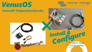 Victron VenusOS Raspberry Pi | 1-Wire DS18B20 Temperature | Installation and Configuration