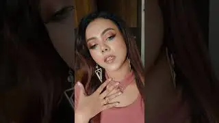 Copper brown and green Glam makeup look ❤️ #shorts #makeup #makeupvideo #india #makeupartist