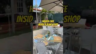 ☕️ Secret Garden Cafe in Miami Inside a Plant Shop #miami #shorts