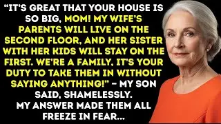 My Son Said, “Your House Is Big Enough—My Wife’s Parents Deserve The Upstairs.”