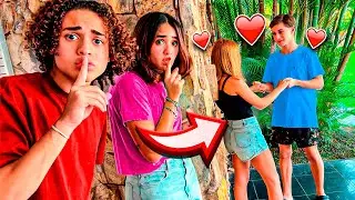FLAGRAMOS O GABRIEL SAINDO ESCONDIDO COM A ISIS 😱😱😱