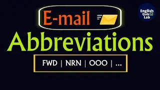 📨 E-mail Abbreviations | Important Short forms used in an e-mail