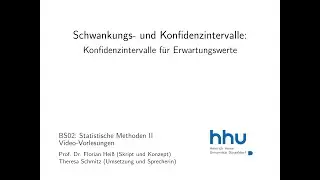 Statistik 2: 9.4. Konfidenzintervalle für Erwartungswerte