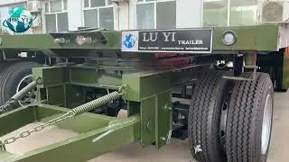 Drawbar Flatbed Semi Trailer