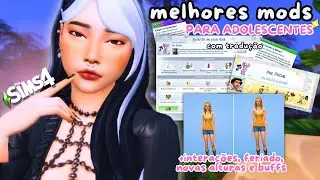 ✨MODS ADOLESCENTES pro The Sims 4 que você PRECISA! +Realismo, slider de altura e +personalidade✨