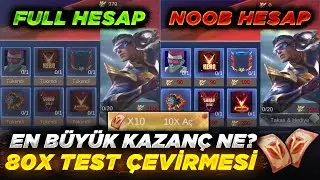 80X Bruno HERO &Ccedil;evirmesi | Boş Hesap ve Full Hesaptaki &Ccedil;evirme Farkı | MLBB