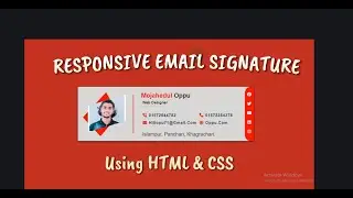 Responsive email signature Using HTML & CSS