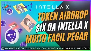 Token Airdrop da INTELLA X muito facil participar e Varios Sorteios de Spot