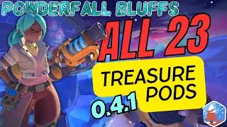 All 23 Treasure Pods POWDERFALL BLUFFS - Slime Rancher 2 Guide