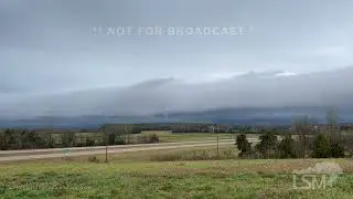01-01-2022 Jumpertown, MS - Severe Storm Roll Cloud Lapse
