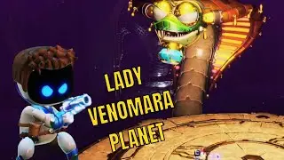 Astro Bot Rescue Mission PS5 - Lady Venomara Planet | World 3 Boss Fight - Walkthrough