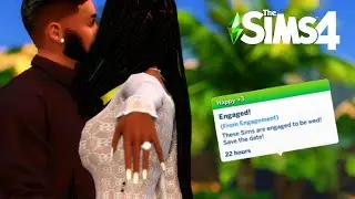 WE'RE ENGAGED?! 💍 *NOT CLICKBAIT* | 🎀 Daddy&rsquo;s Little Girls 🎀 | Sims 4 Single Dad | #24