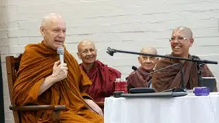 Ajahn Brahmali, Ayya Karunika - The Noble Search p2, Q&A. Talk 3/8 Sydney Retreat December, 2023