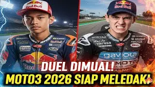 Veda Ega Pratama Siap Guncang Moto3 2026! Lawan Quiles, Uriarte, Danish Tanpa Takut!