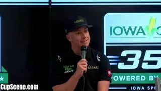 NASCAR at Iowa August 2025: John Hunter Nemechek pre race