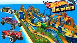 Use Track Builder in Hot Wheels Unlimited to design custom race tracks.
