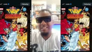 Marvel/DC drop NEW Crossover Comic! Thor & SHAZAM! Collab!!