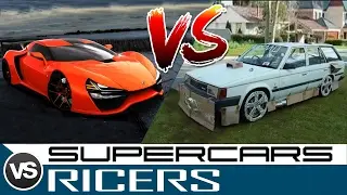 👑 Supercars Vs Ricers