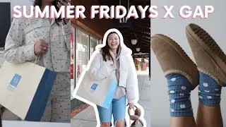 Vlogmas day 12!! Summer Fridays x GAP Collection! 🩵✨