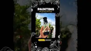 Painting on glass bottle🥹🌼#diy #diycrafts #acrylicpainting #acrylicart #artshorts #shortsviral #art