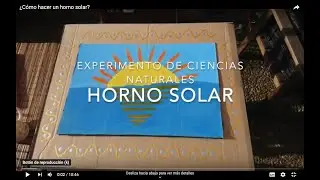 &iquest;C&oacute;mo hacer un horno solar?