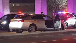 HPD: 2 in custody after robbery, chase through east Houston | Raw scene video