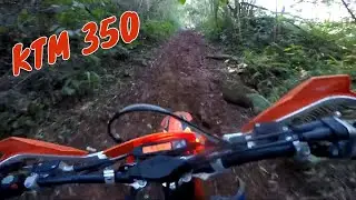 TRILHA COM KTM 350 ☠️🔥| CRF 230 NO BANHADO| GoPro Hero 5