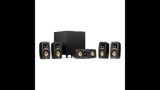 KLIPSCH HOME THEATER Black Reference Theater Pack 5.1 Surround Sound System