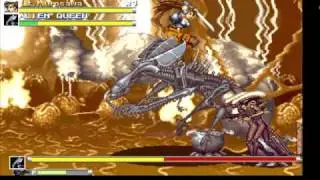 AvP Arcade - infinite combo on Queen