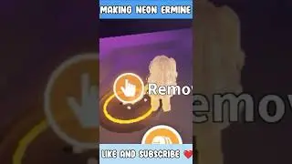 Making neon ermine!!!#neonermine #fyp #shorts #adoptme #succesful #trading #adoptmeneonermine