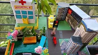 City Model for School Project // Model Of City// Kids Project // Smart City Project//