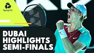 Hurkacz vs Rublev; Vesely vs Shapovalov Thriller | Dubai 2022 Semi-Final Highlights