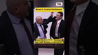#watch | Brawl in Turkey Parliament as Lawmakers fight over Atalay | Blood stain in Parliament