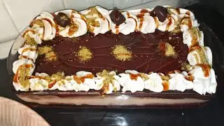كيكه بارده اسهل طريقه ومكوناته موجوده كل بيت
