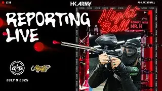 LIVE Paintball | NIGHTBALL @ ASG Paintball Park in Perris, CA - July 9, 2025 | HK Army x Tigerwear