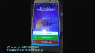 Please Call Me block Samsung Galaxy Note 4 N910S Korea