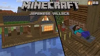 I Built a Cozy Dock House in My Japanese Minecraft Village  #8🌸
