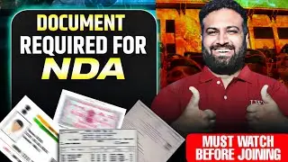 Must Carry- Documents Required While Joining NDA 2026✅ Important Check List! Learn with Sumit 