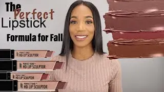 PERFECT LIPSTICK FORMULA for Fall & Winter!!|Drugstore Lipstick Swatches| Black Radiance