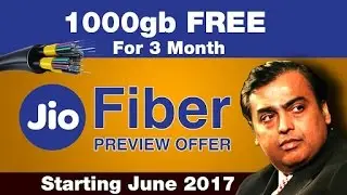 Jio Fiber Preview Offer? Hind