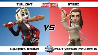 MultiVersus Mayhem 16 Winners Round Twilight (Harley) vs Steez (Wonder Woman, Arya) MultiVersus Tour