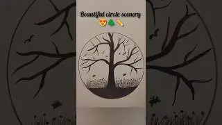 #shorts #pencildrawing #circledrawing #easy #art #drawing #shortsfeed #tutorial #tree #viral