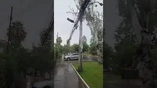 Yes, I was even surprised 😅 #rain #santiago #chile #clip #cl #scl #fyp #fy #clips #fypage
