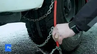 Winter driving tips - How to fit snow chains to a vehicle
