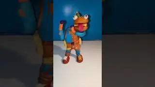 Анимация персонажа бургермена (Beef Boss) из игры Fortnite.