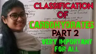 classification of carbohydrates! home science! food and nutrition! nutritional  biochemistry!