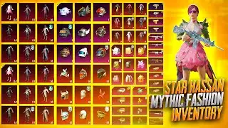 MY MYTHIC FASHION INVENTORY | PUBG MOBILE | STAR HASSAN