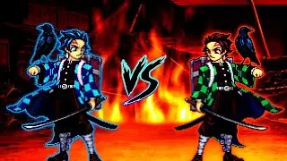 Tanjiro Ice V3 OP VS Tanjiro V3 OP (Zeed) in Jump Force Mugen