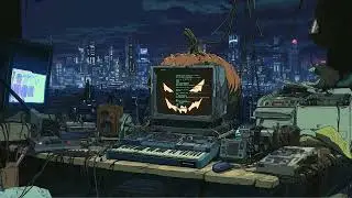 Halloween Synthwave 👻 | Pumpkin.exe Haunted Lofi Album, Spooky Coding Mix