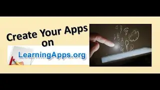 learningapps.org Tutorial || Creating Interactive Learning Games || Mahesh Jain ||